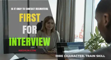Taking the Initiative: When It's Okay to Contact Recruiters First for an Interview