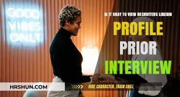 Pre-Interview Prep: The Ethics of Viewing Recruiters' LinkedIn Profiles