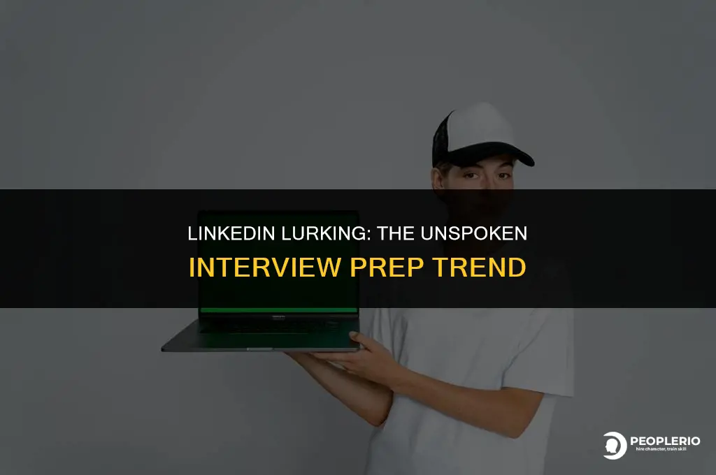 is it weird to view recruiter