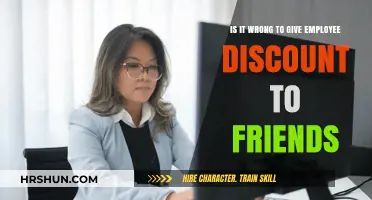 Friendship Perks at Work: Ethical Dilemmas of Employee Discounts