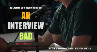 Post-Interview Etiquette: Is Following Up with a Recruiter Considered Bad?