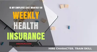 Understanding Employee Health Insurance Costs: Monthly vs. Weekly Breakdown