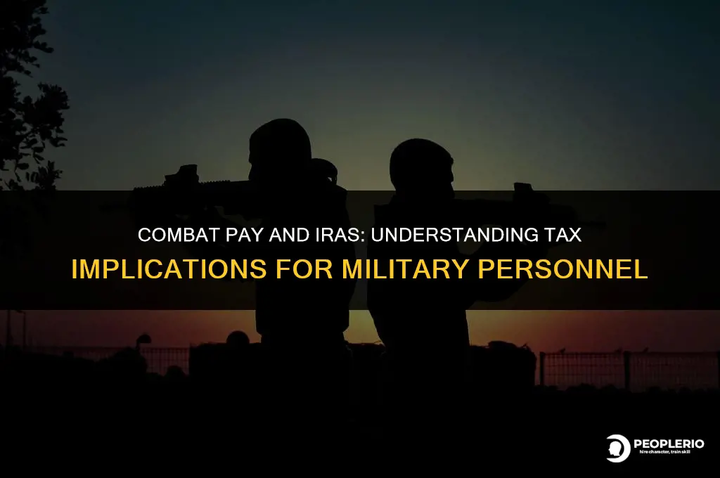 is nontaxable combat pay considered taxable compensation for ira purposes
