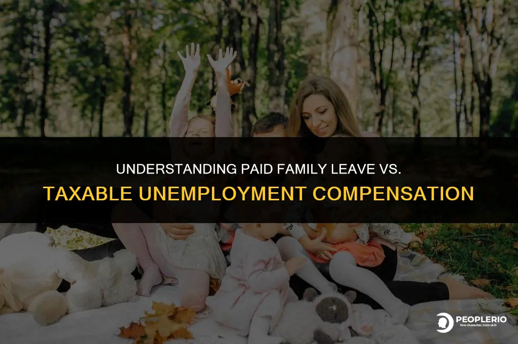 is paid family leave the same as taxable unemployment compensation
