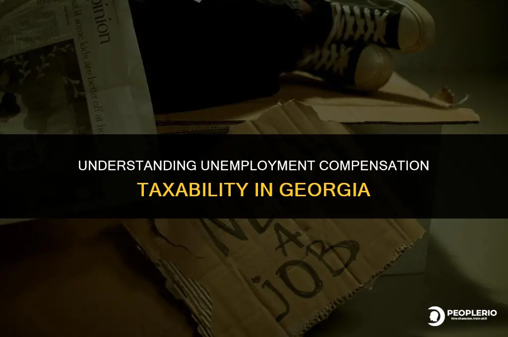 is unemployment compensation taxable in Georgia