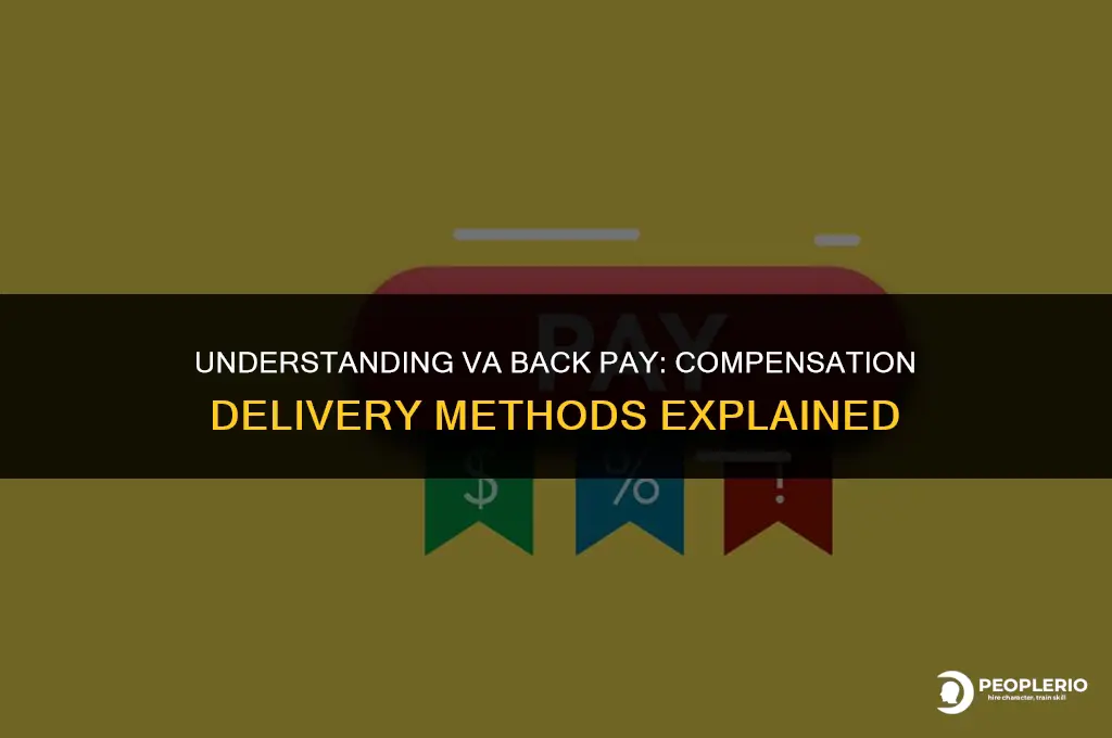 is va back pay for compensation sent by check