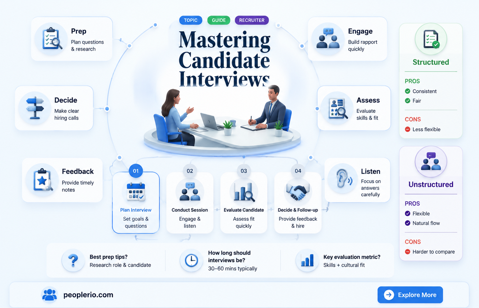 how to interview candidates as a recruiter