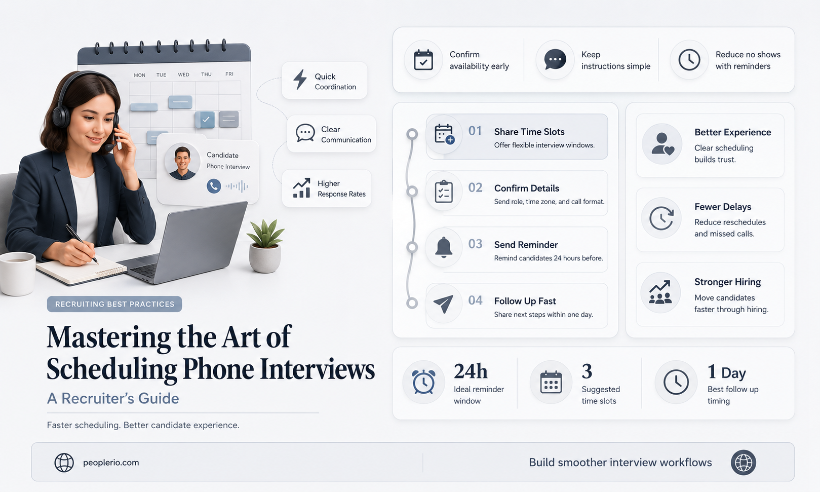 how to respond to recruiting scheduling phone interview