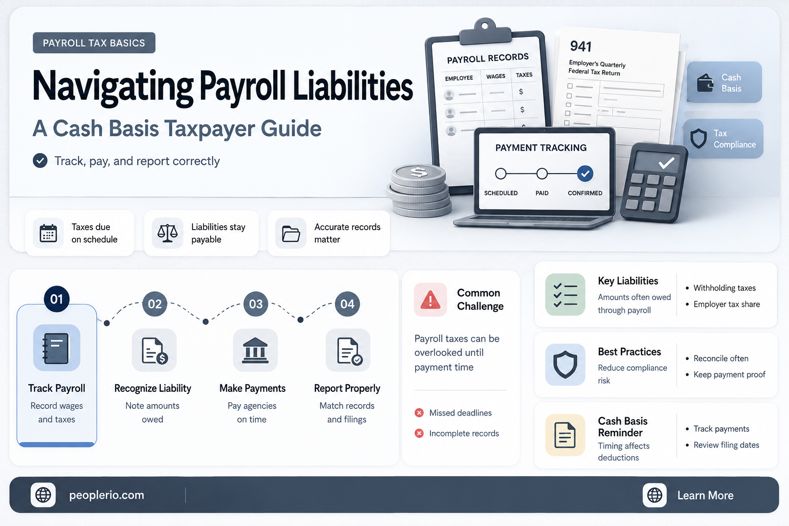 can i deduct payroll liabilities as cash basis taxpayer