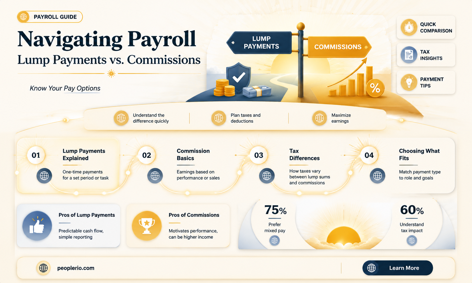 can i enter a lump payment as commision for payroll