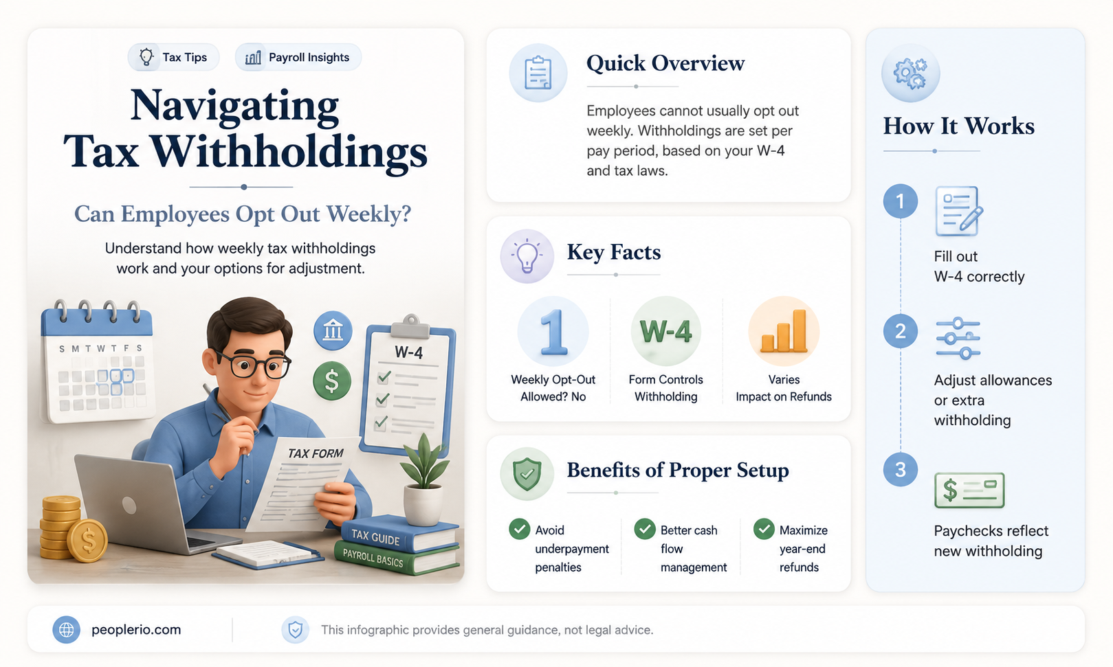 can an employee claim no withholding tax weekly