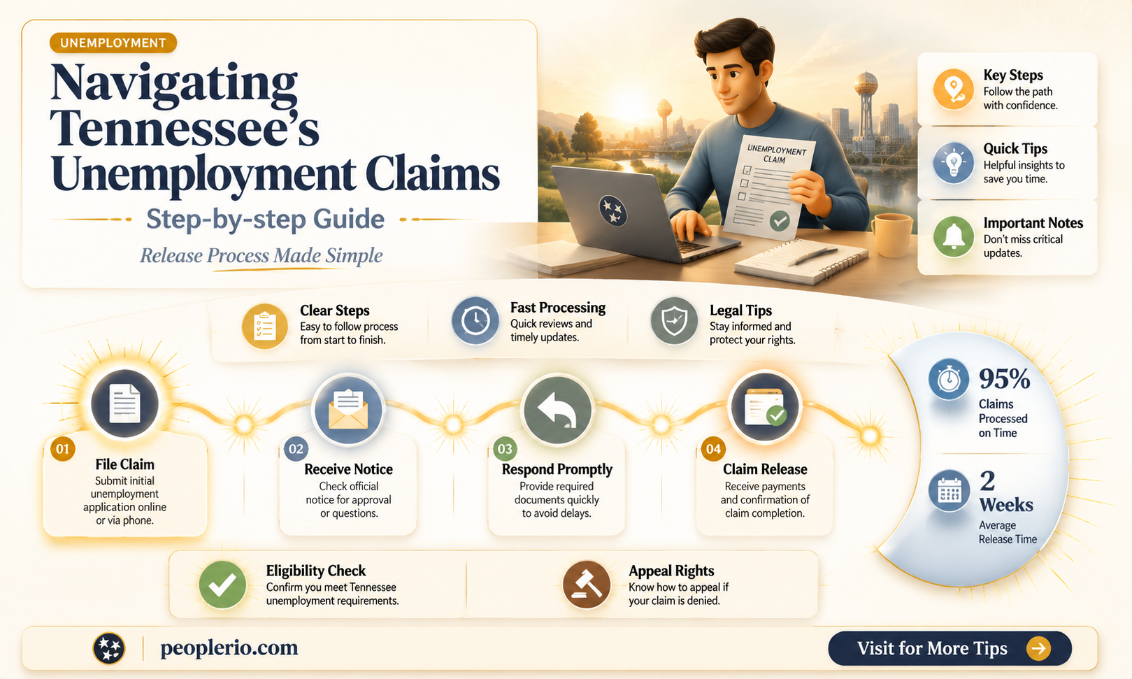 can you release claim for unemployment compensation in Tennessee