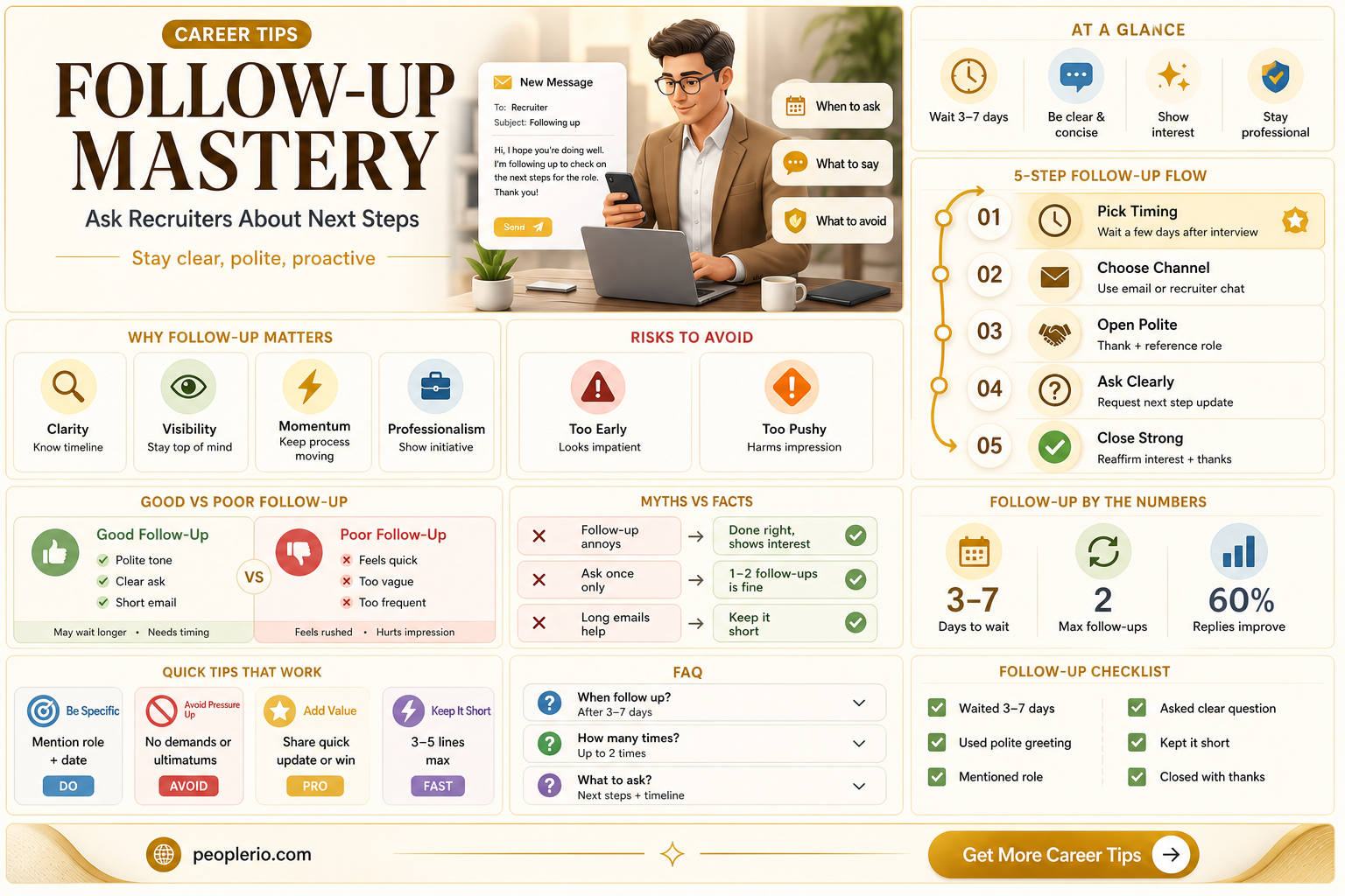 how to ask recruiter about next steps