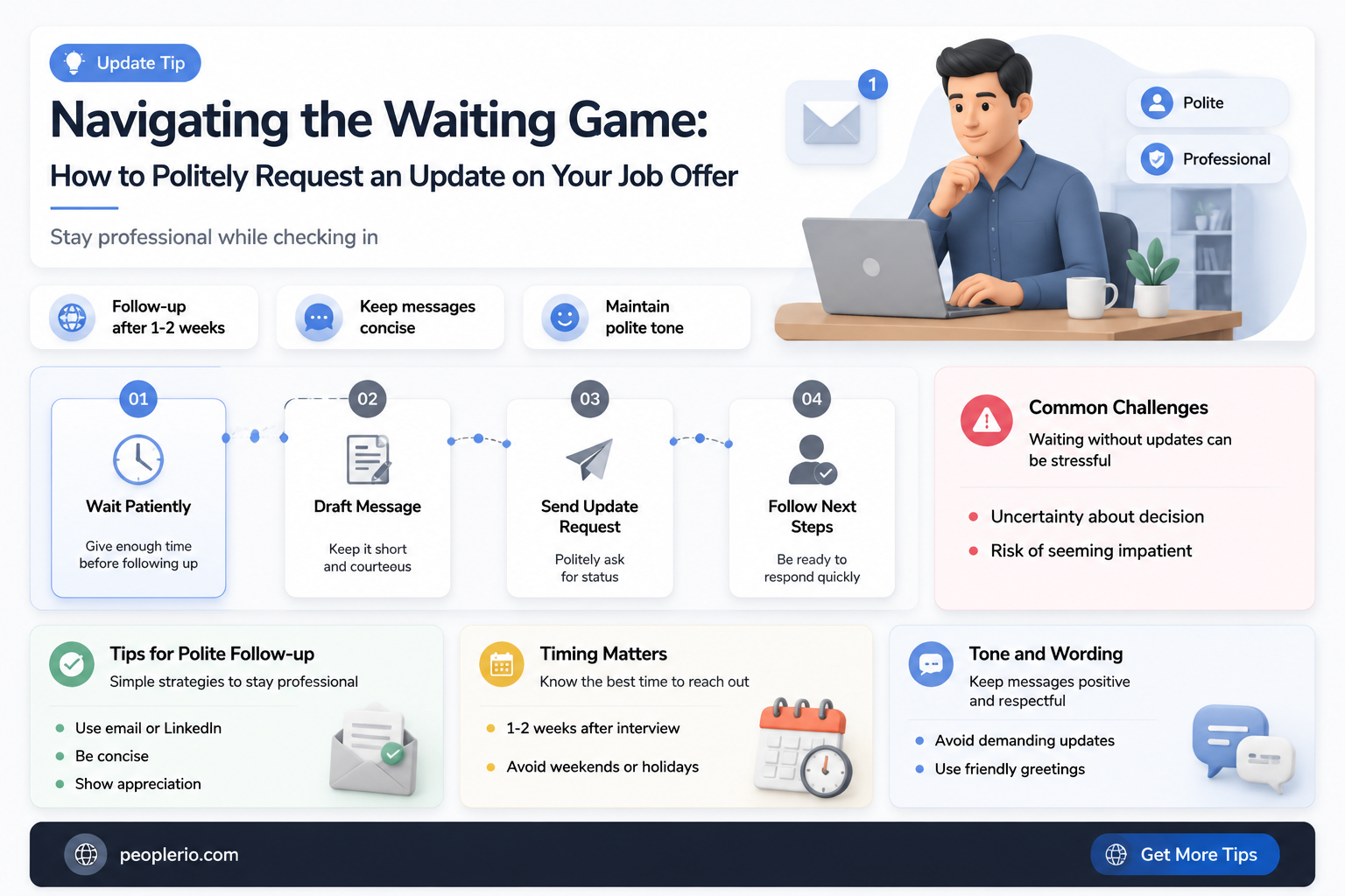 how to ask recruiter for update on offer letter