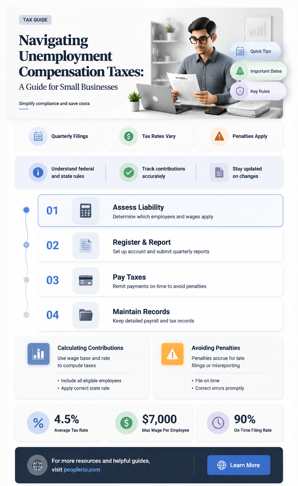 how is unemployment compensation taxes for small business