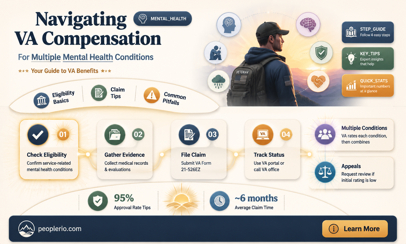 can you claim multiple mental disorders va compensation
