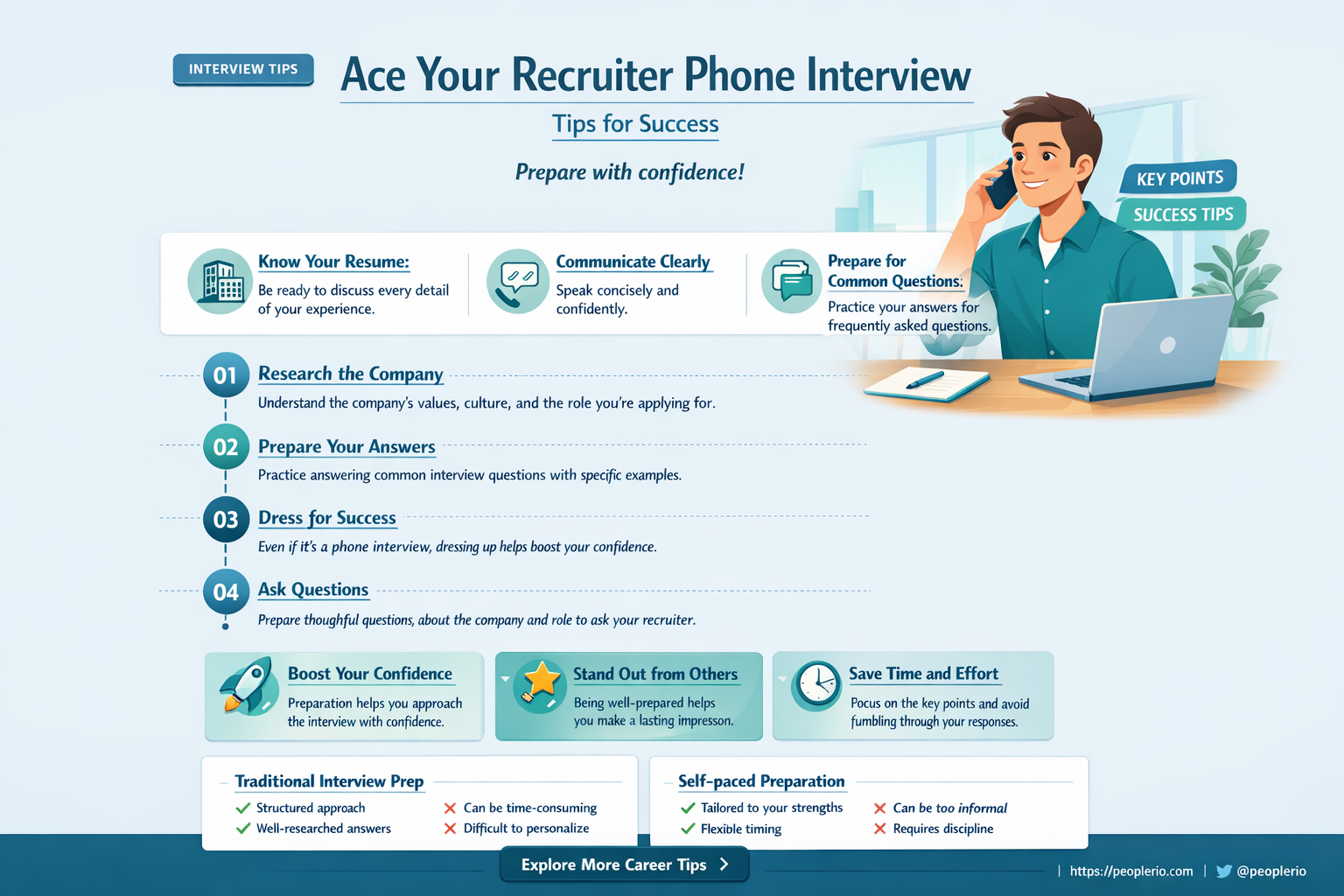 how to do well in a recruiter phone interview