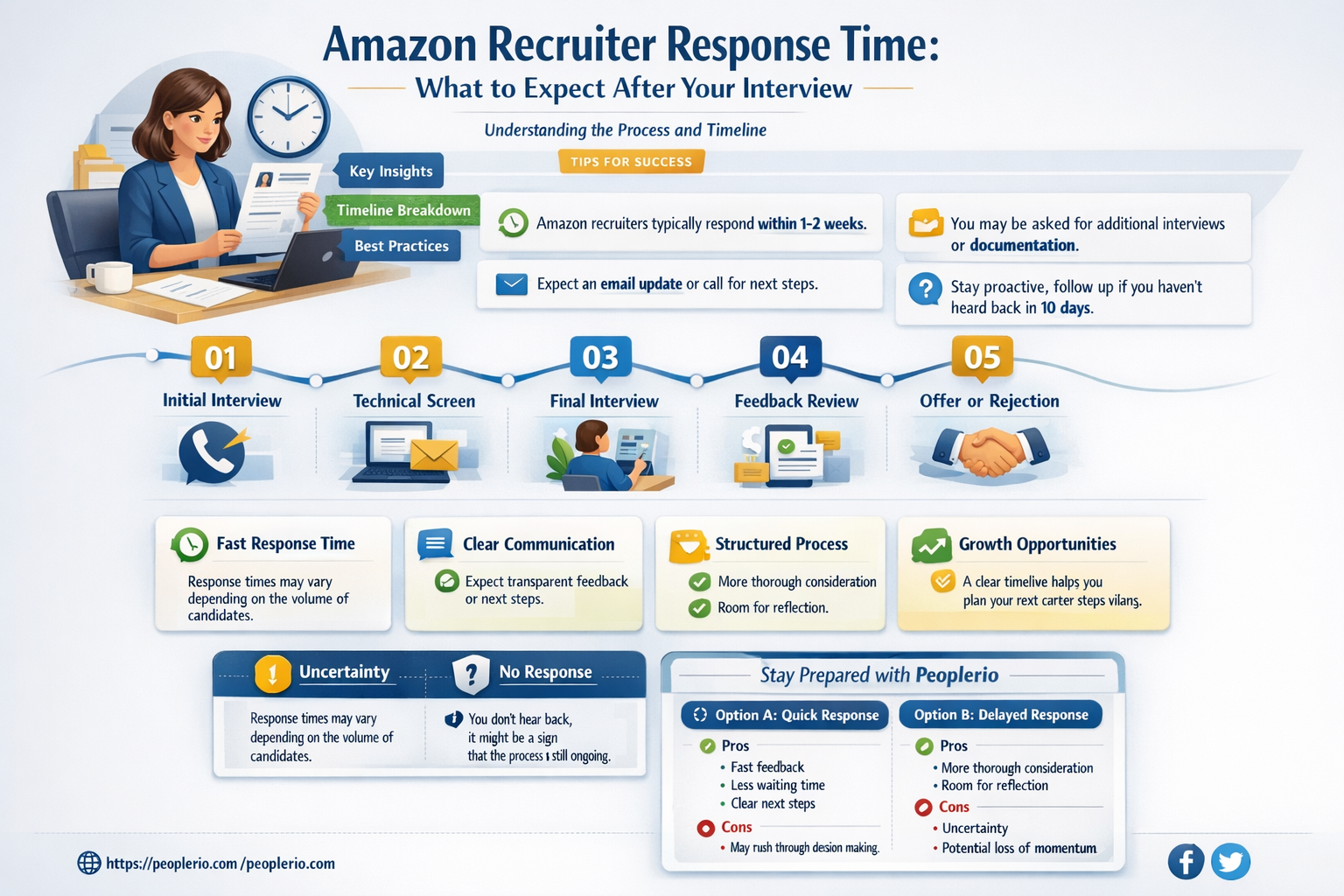 how long amazon recruiter respond after interview