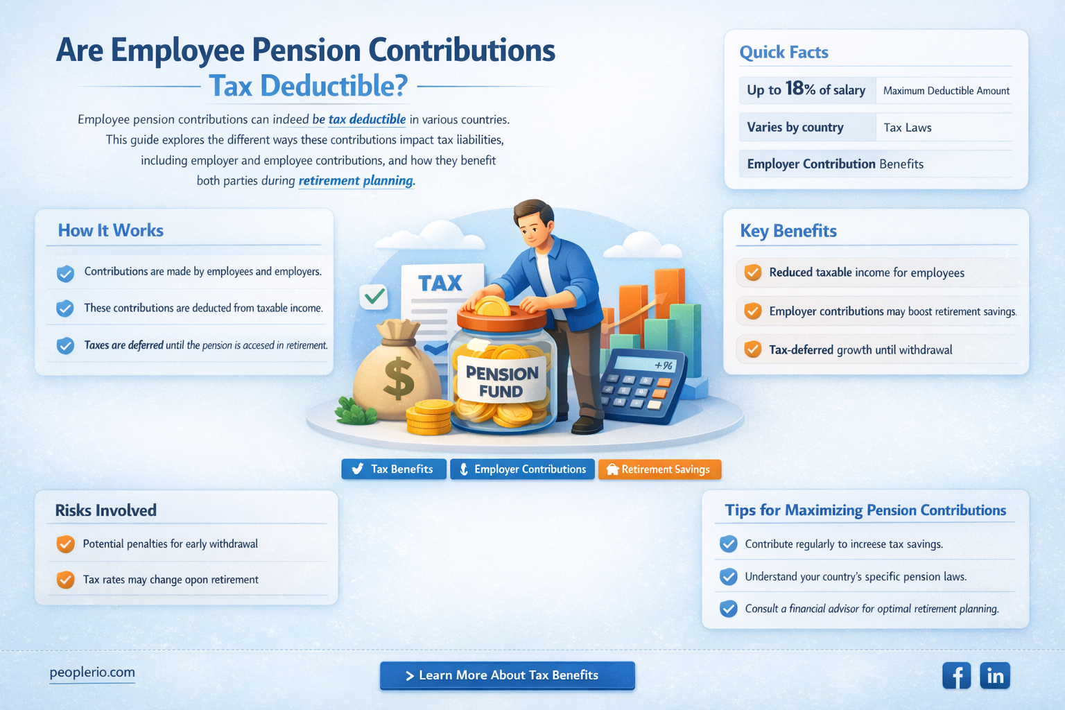 are employee pension contributions tax deductible