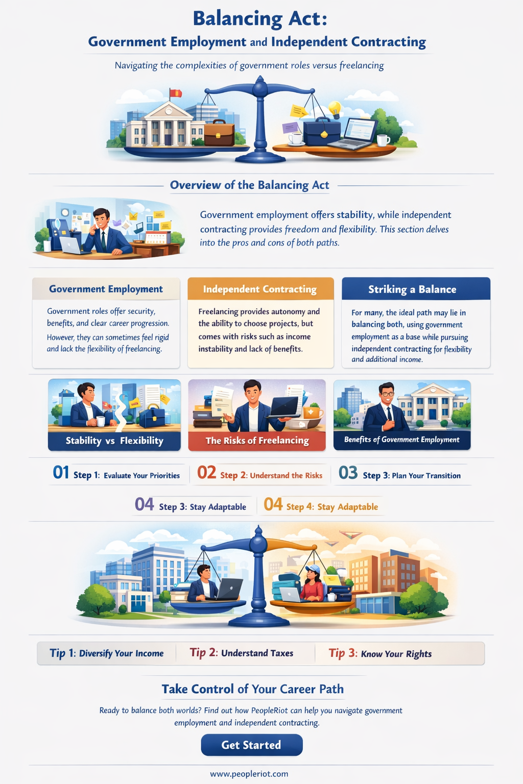 can you be a government employee and an independent contractor