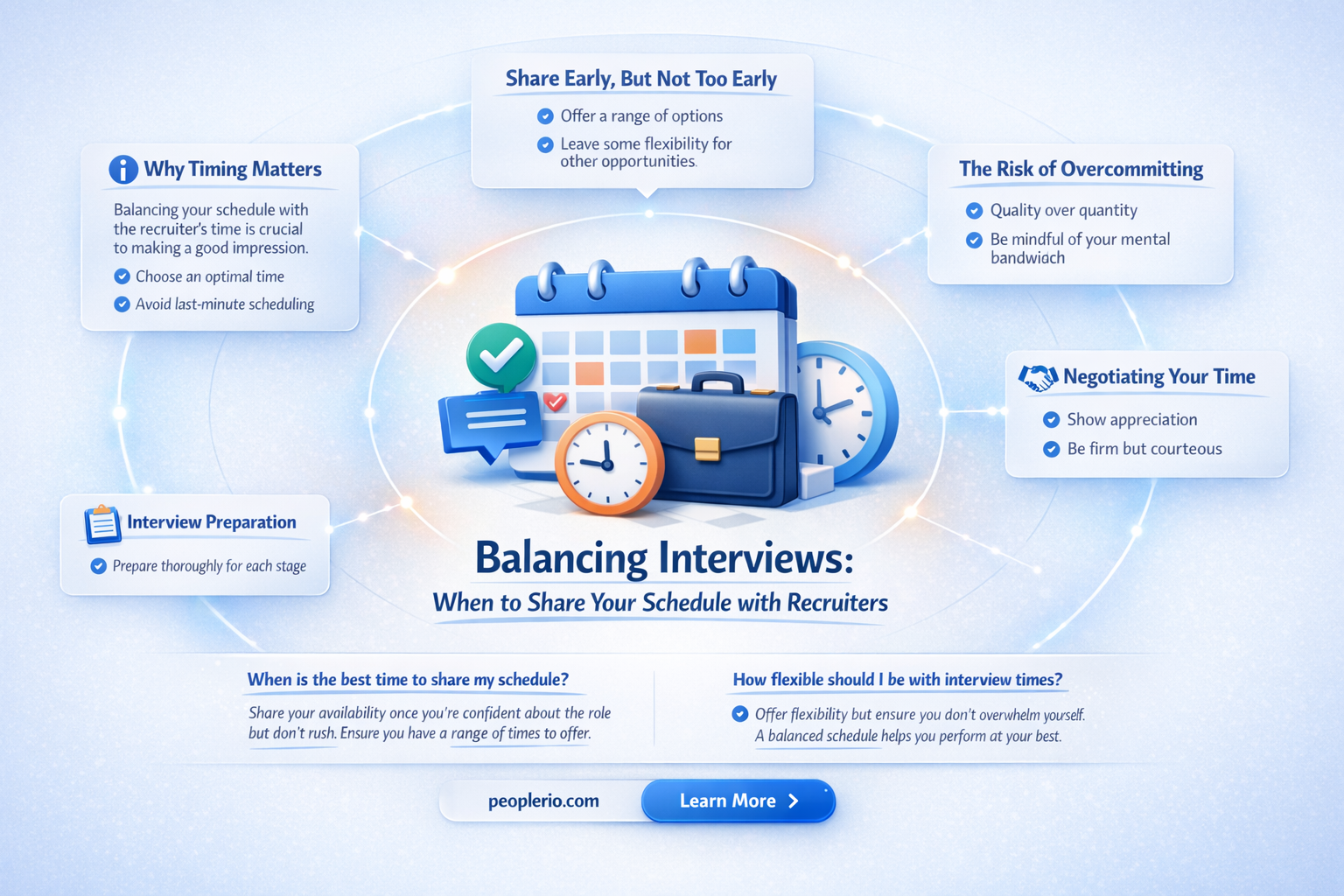 can you tell a recruite you have another interview scheduled