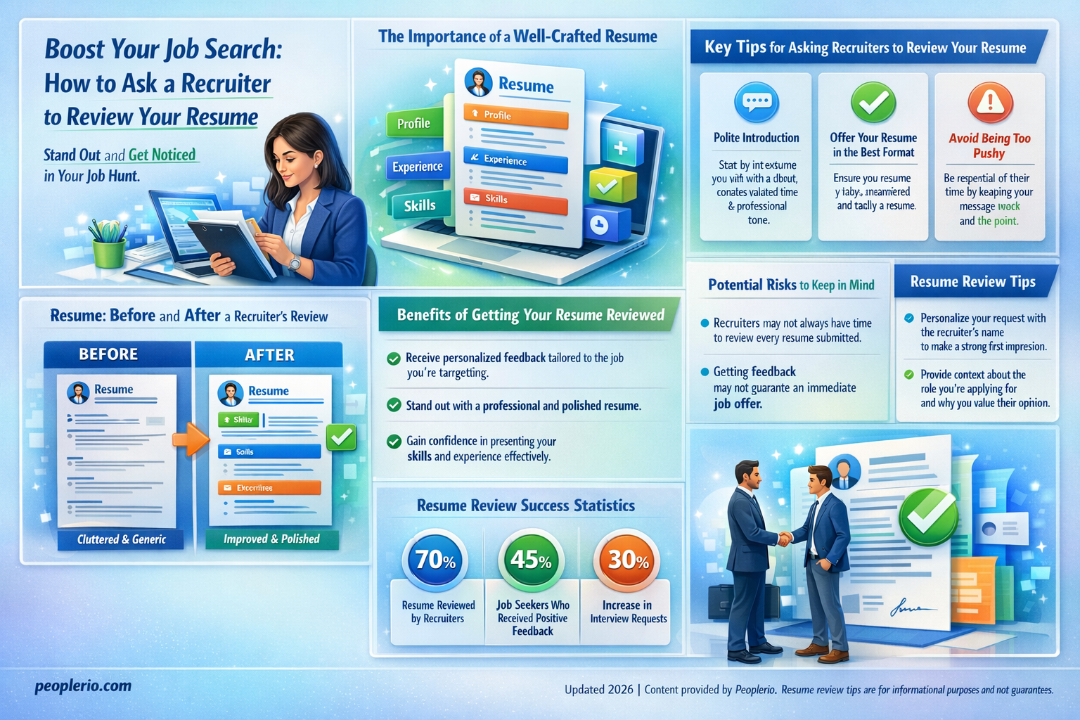 how to ask a recruiter to review your resume