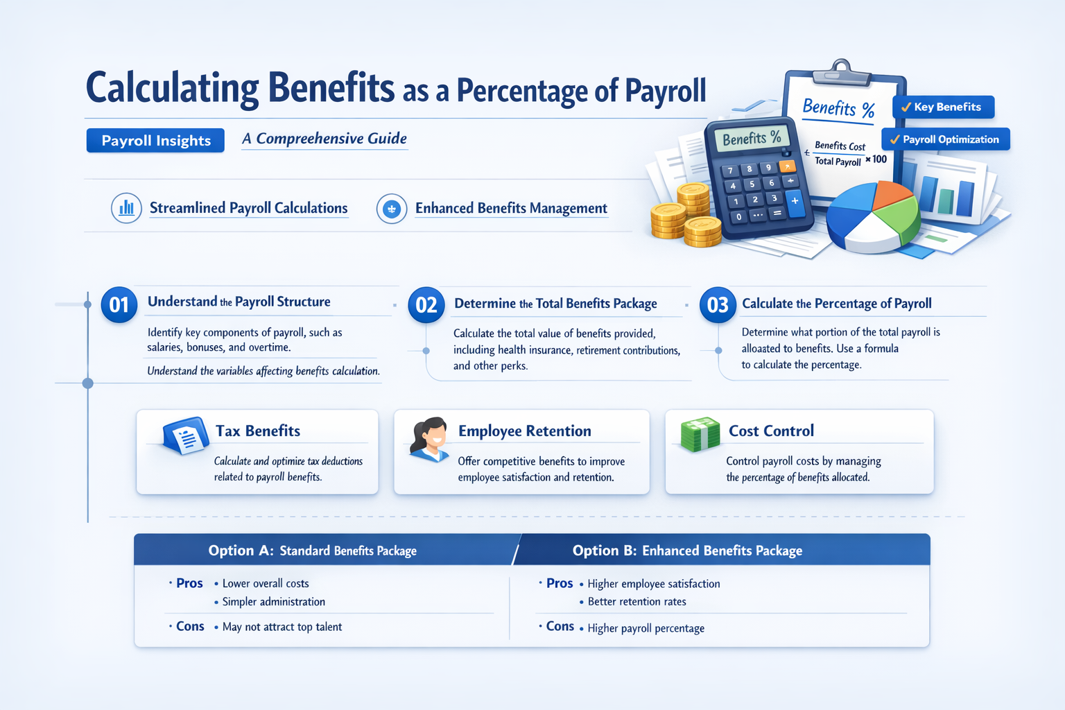 how to calculate benefits as a percentage of payroll