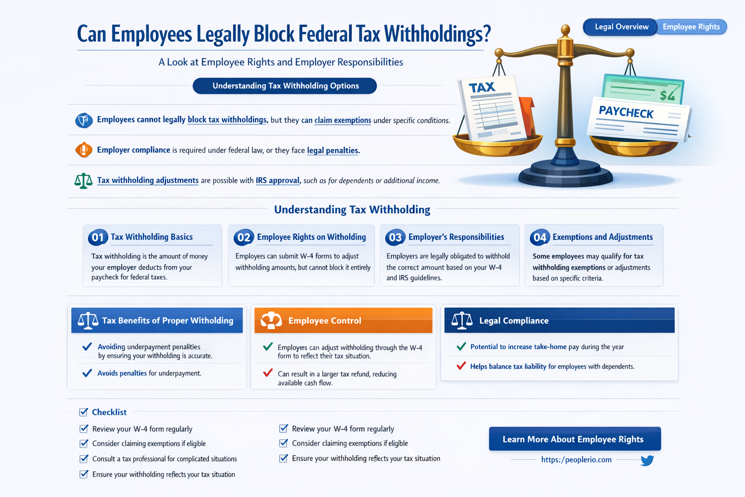 can an employee block federal taxes
