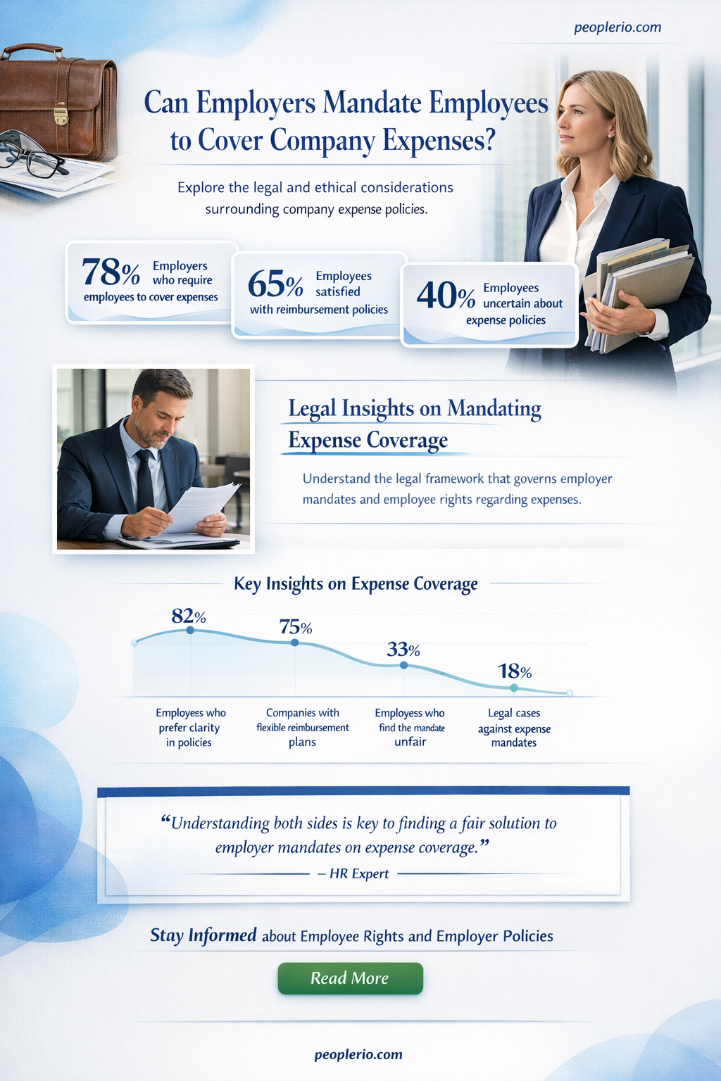 can an employer force an employee to pay company expenses