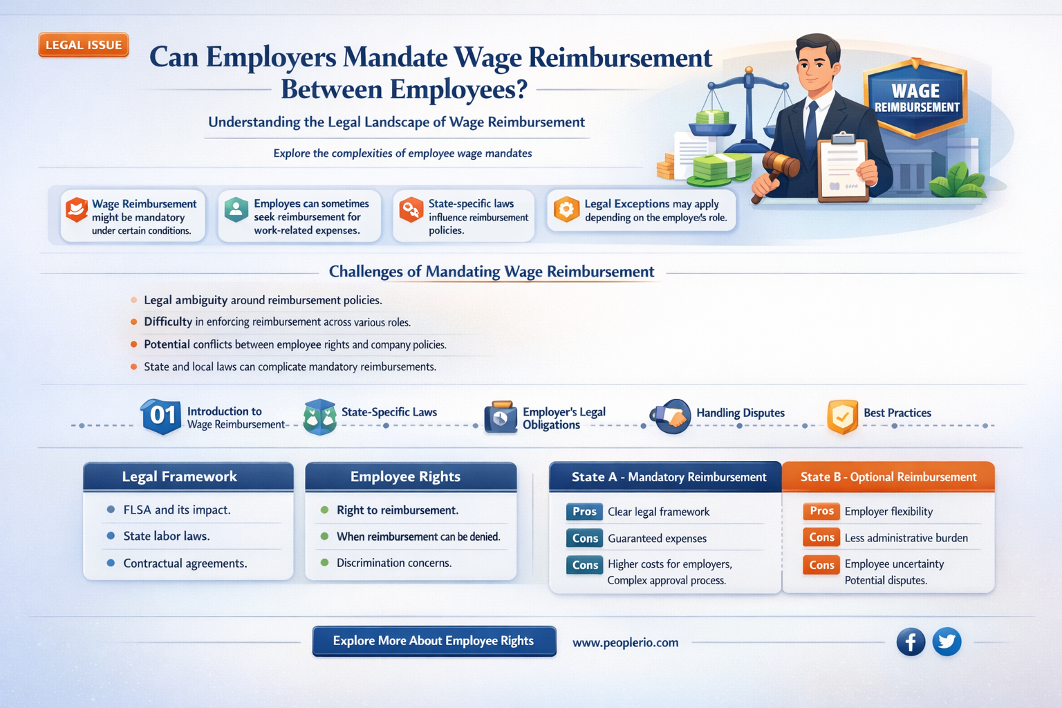 can an employee be required to pay another employee