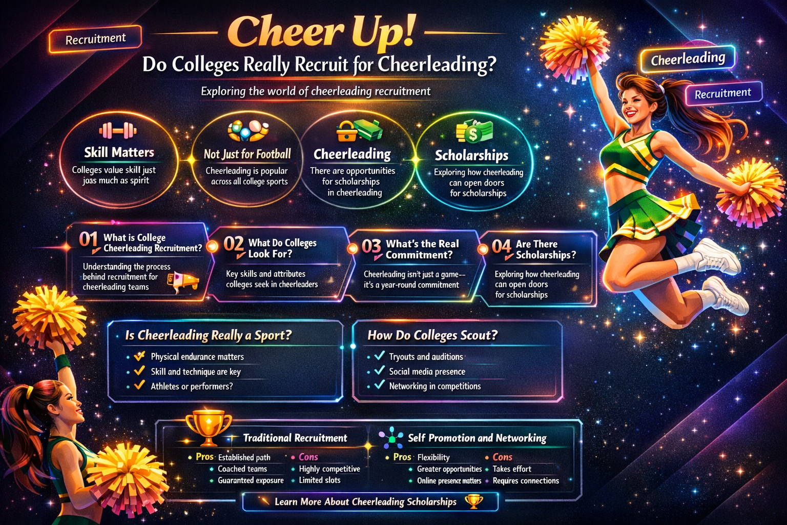 do colleges recruit for cheer