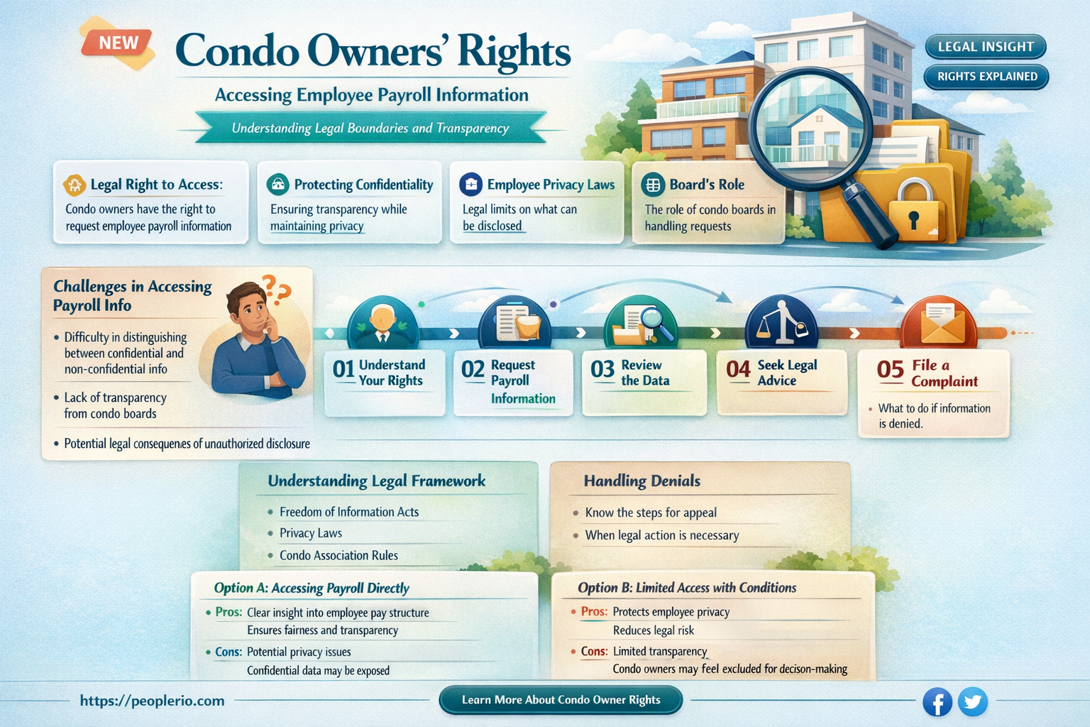 can condo owners request to see employee payroll info