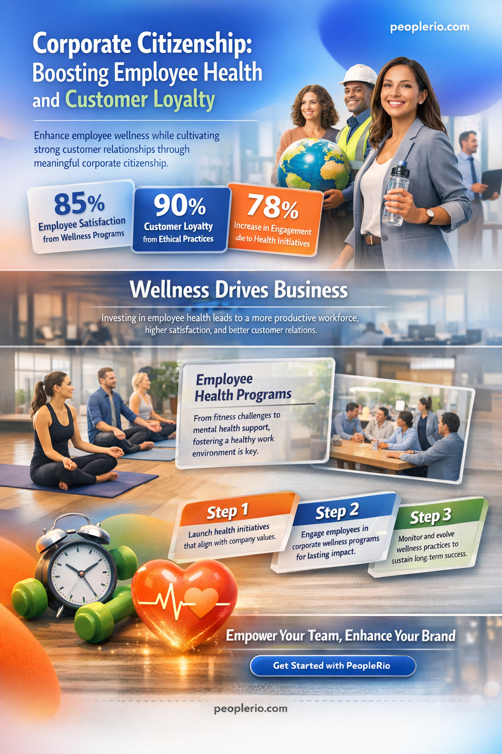 how corporate citizenship affects employee health and customer relations