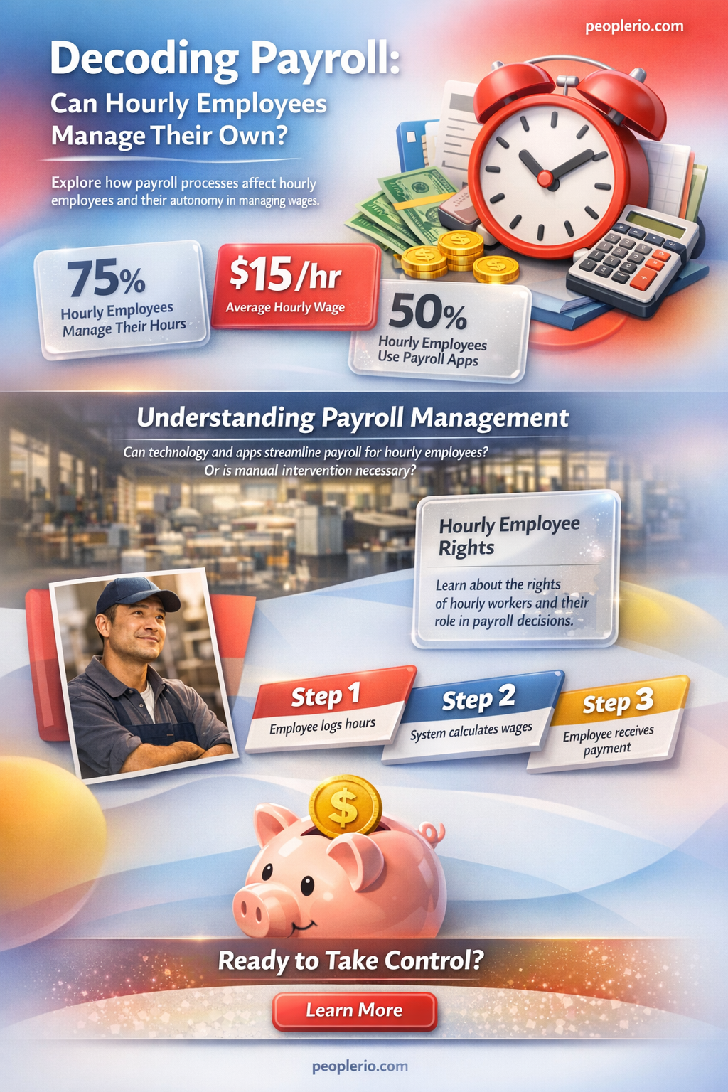can an hourly employee do payroll