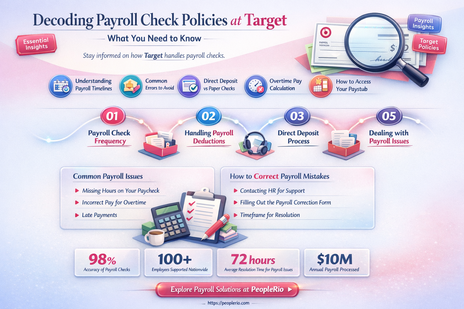 does target cash payroll checks