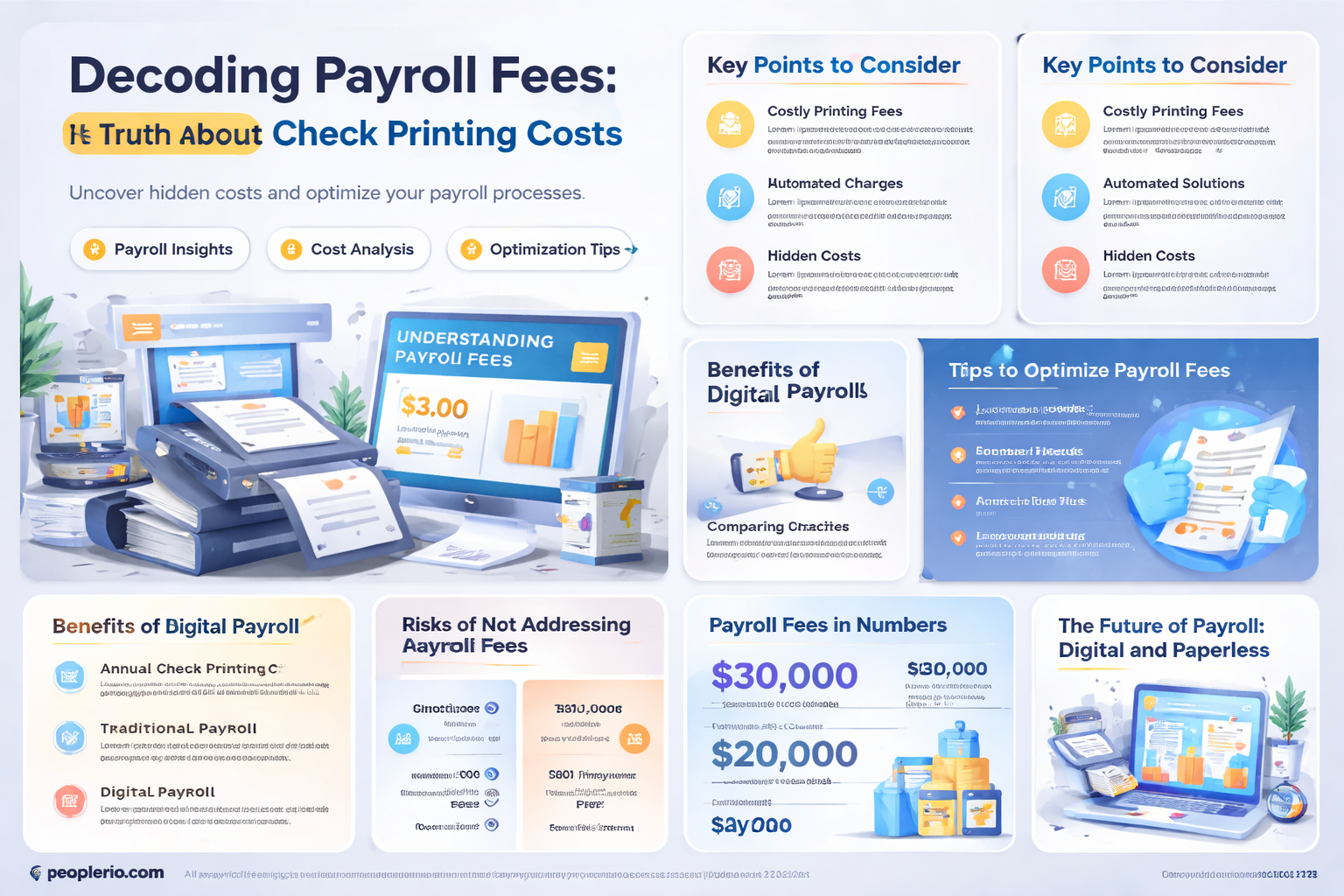 do payroll companies charge by the checks they print