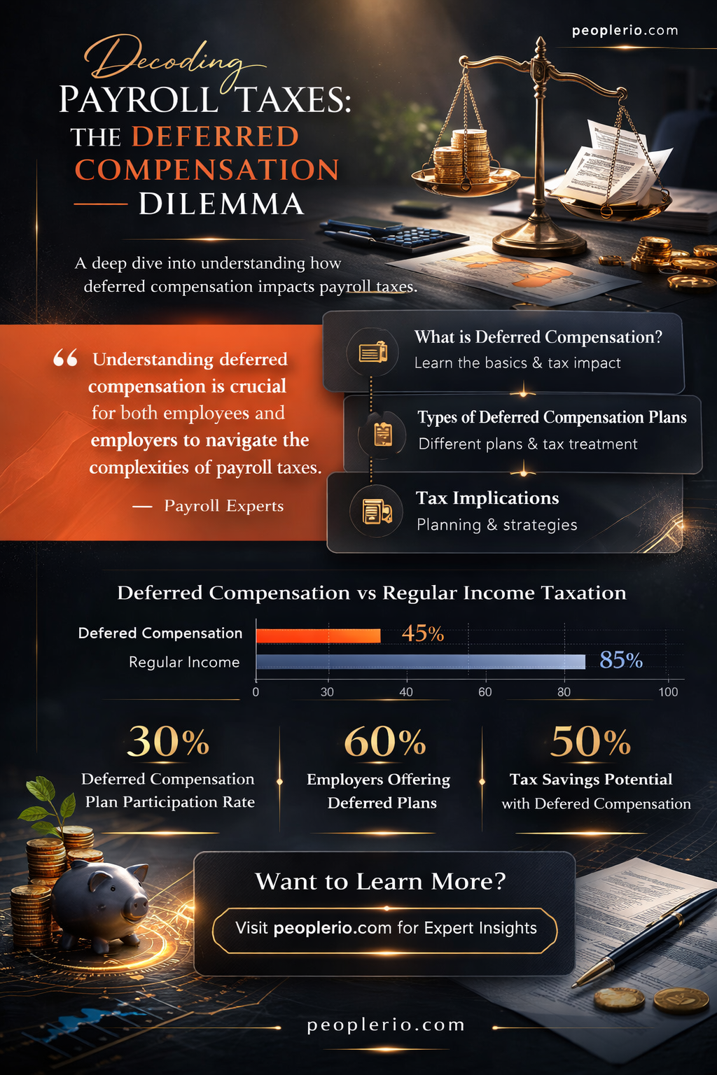do companies pay payroll taxes on deferred compensation