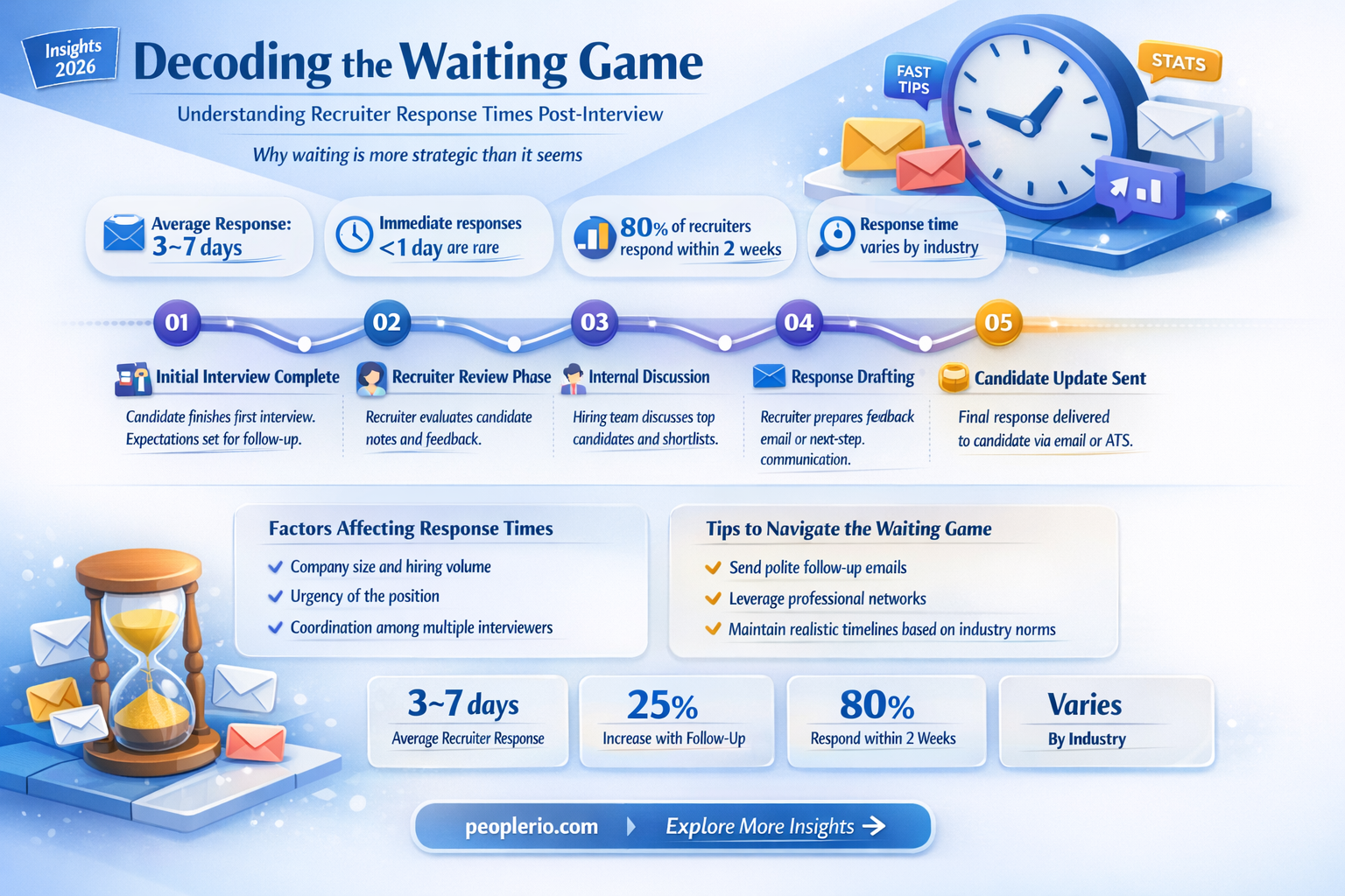 how long do recruiters usually talke to respond after interview