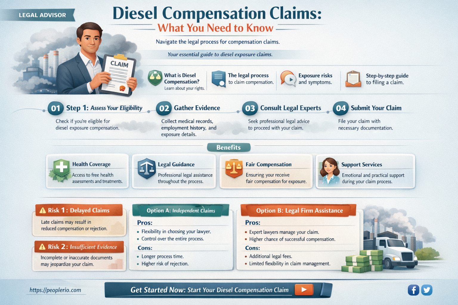 can I claim compensation for my diesel car