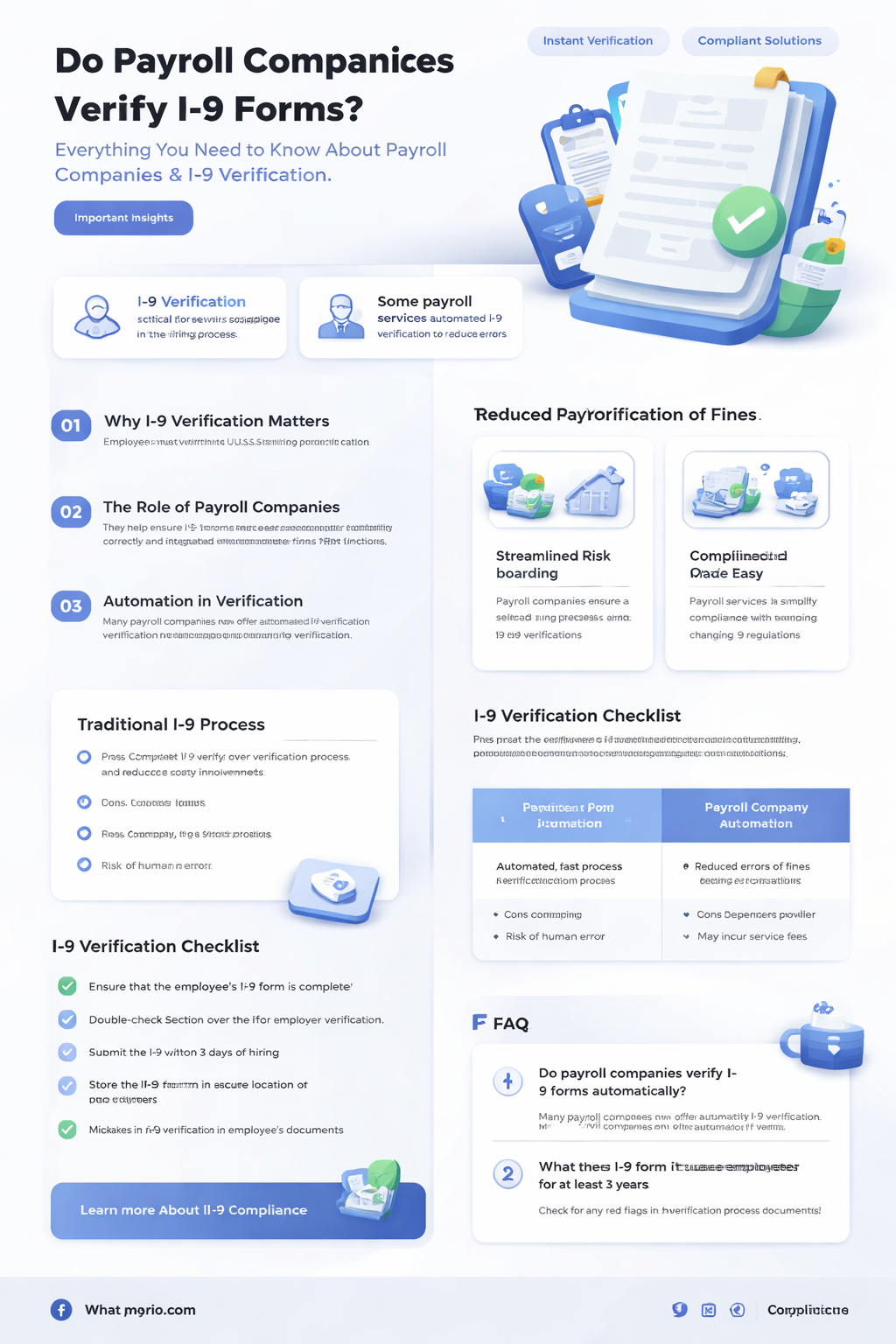do payroll companies check i9 forms