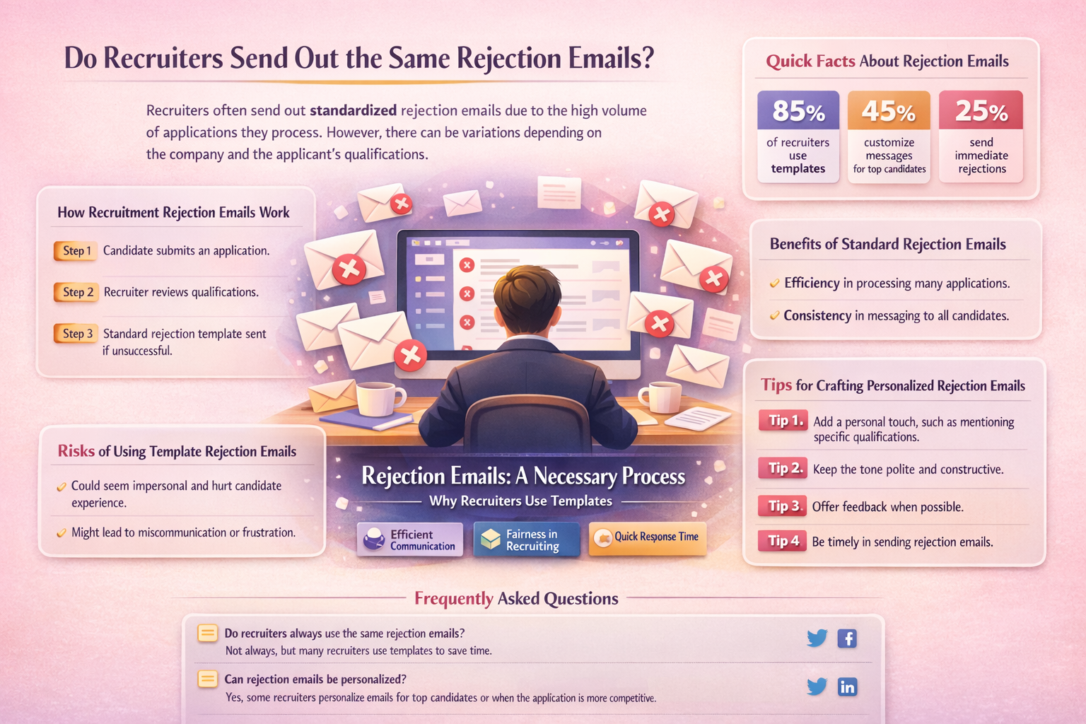 do recruiters send out the same rejection emails