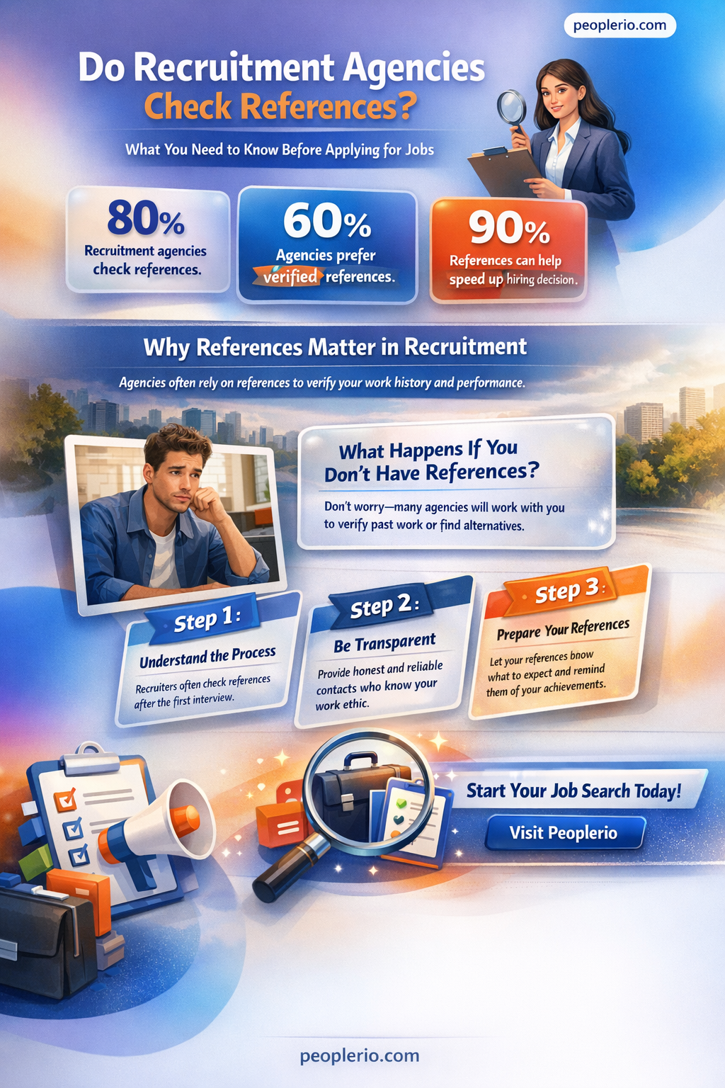 do recruitment agencies check references