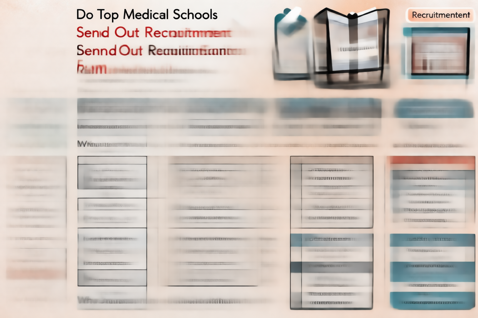 do top medical schools send out recruitment emails