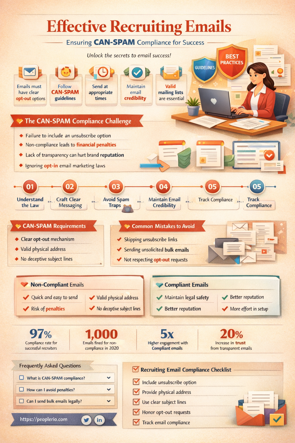 can-spam compliance recruiting email