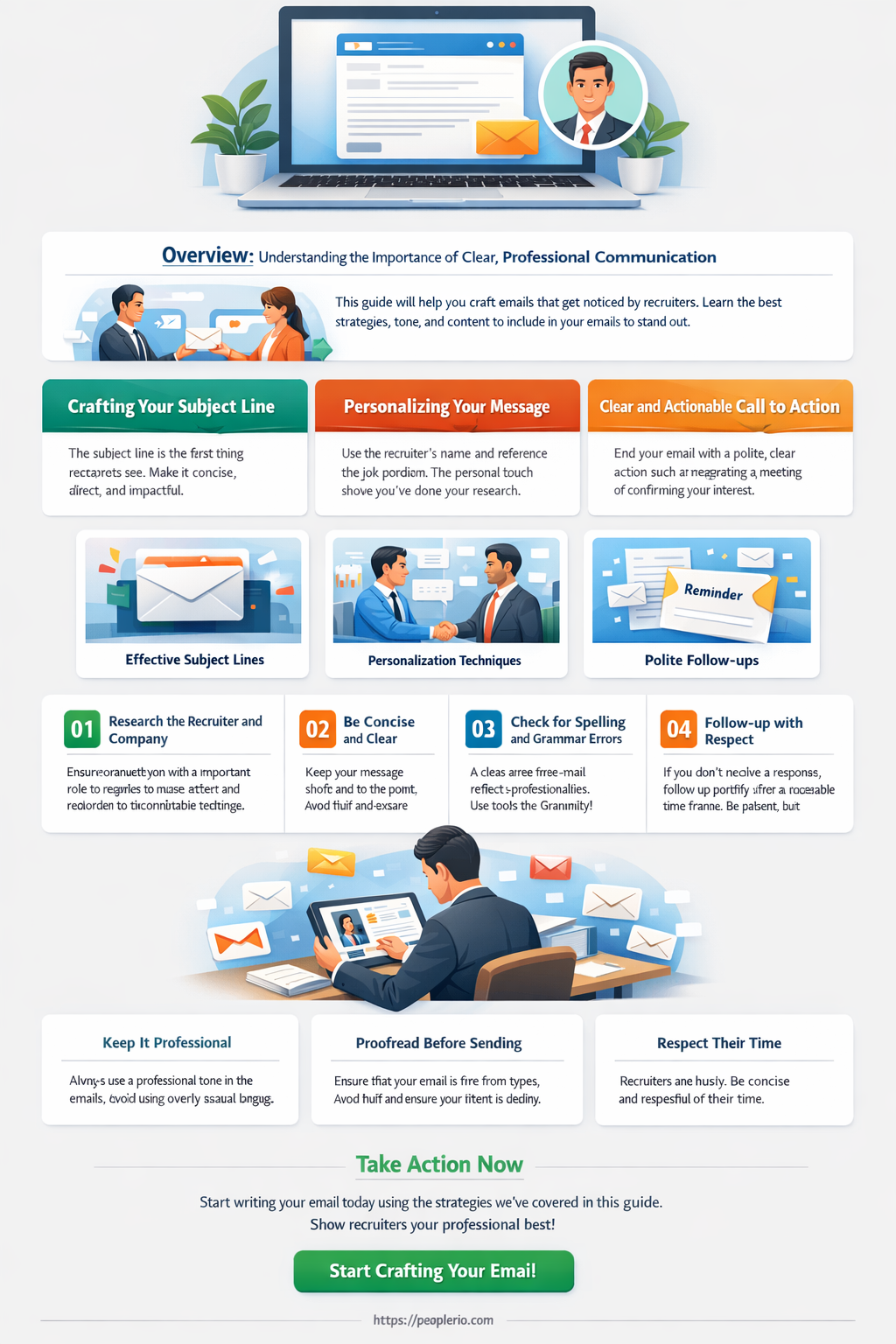 how should you email a recruiter