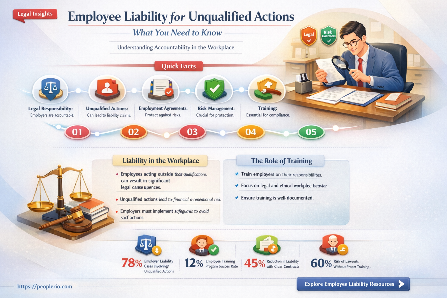 can you as a employee be liable for your unqualified