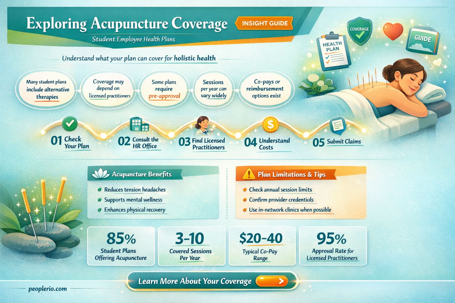 does student employee health plan cover acupuncture