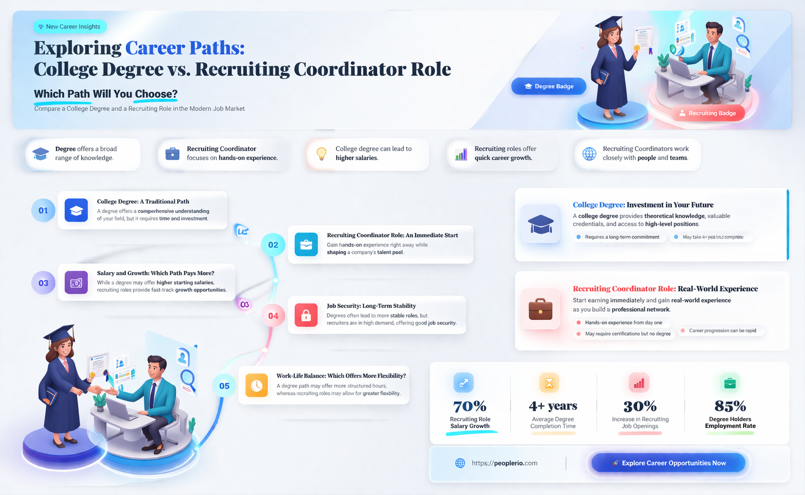 do i need a specific college degree or recruiting coordinator