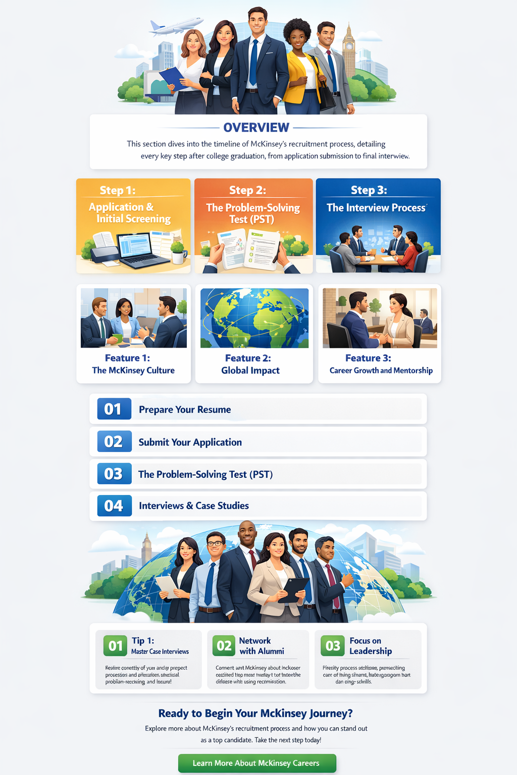 does mckinsey recruit more than one year out of college