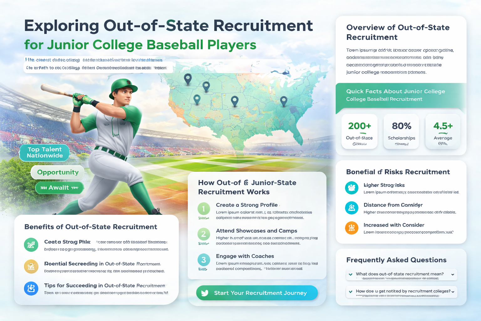 do junior colleges recruit baseball players out of state